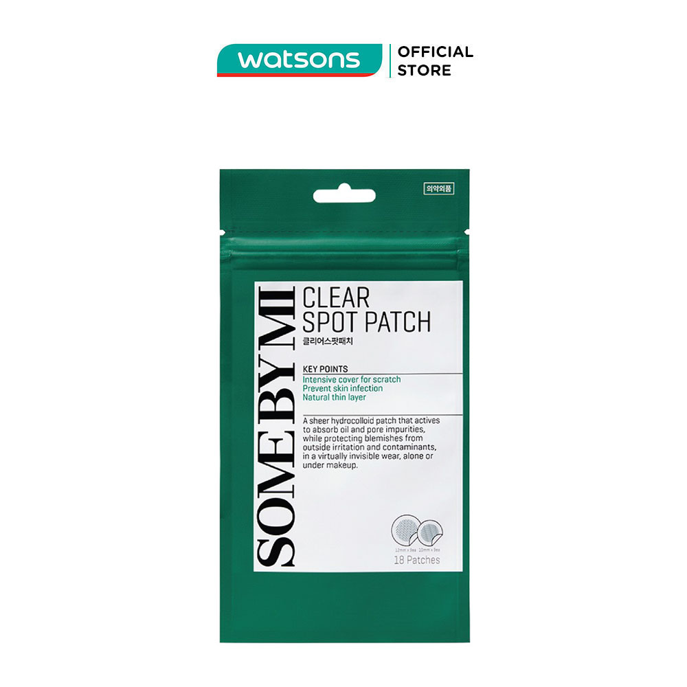 Miếng Dán Some By Mi Ngăn Mụn Thần Kỳ Cho Mọi Loại Da Spot Patch 18M