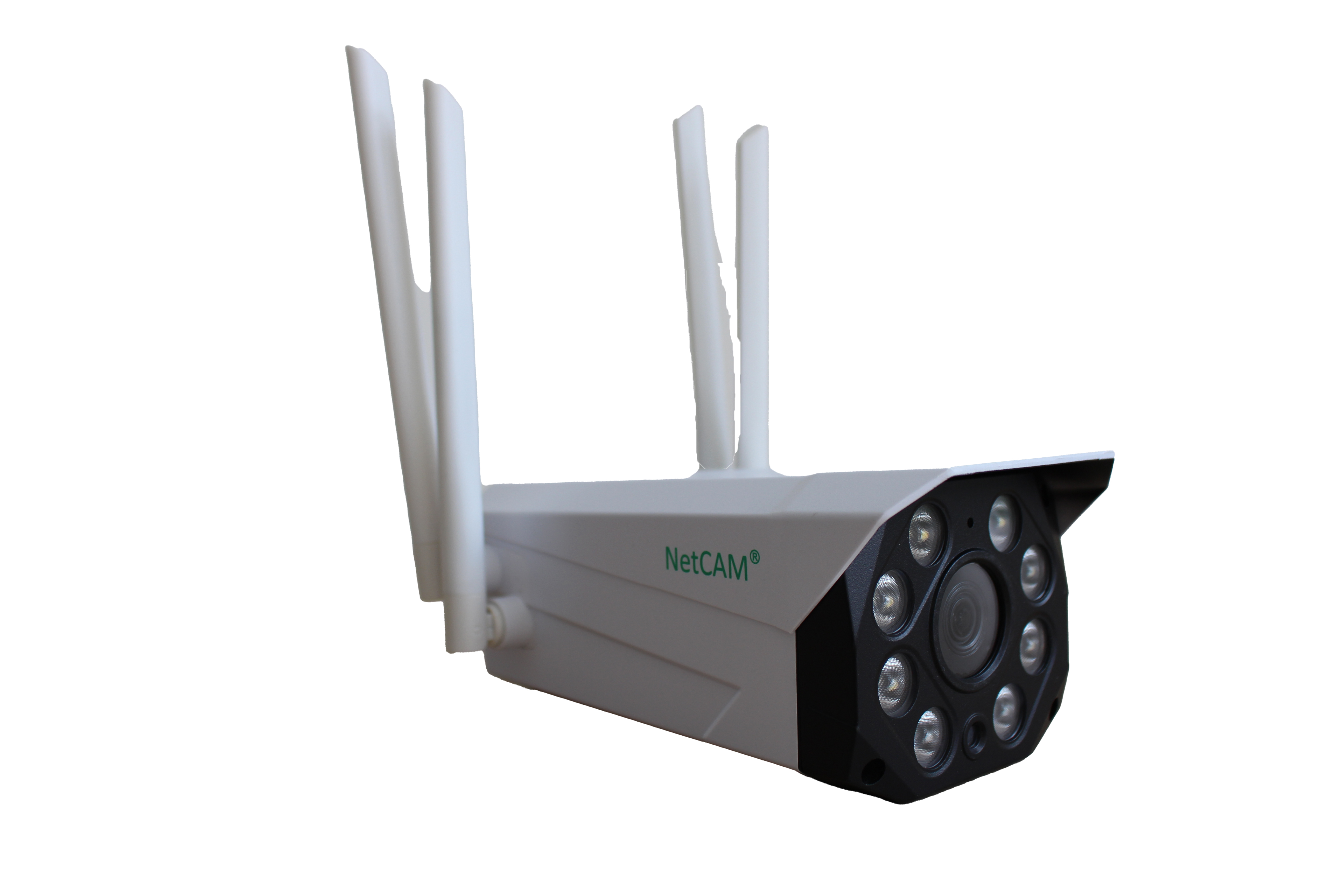 Camera IP WiFi Giám Sát Ngoài Trời NetCAM NT4.0DL, Độ phân giải 4.0MP, Hỗ trợ Hồng ngoại, Ghi hình có Màu vào Ban đêm - Hàng Chính Hãng