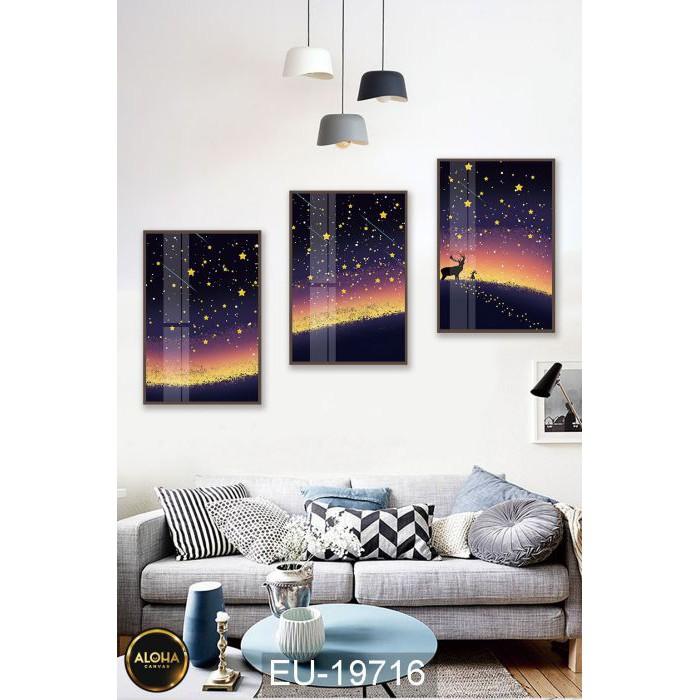 Tranh Canvas Treo Tường Hiện Đại Phòng Ngủ Phòng Khách Cầu Thang Phòng Bếp Giá Rẻ