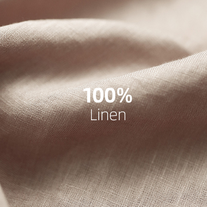 Áo sơ mi nữ công sở form rộng tay hến Linen tưng Hàn Premium trẻ trung sang trọng, Chất vải 100% Linen nhập Hàn - Be kaki