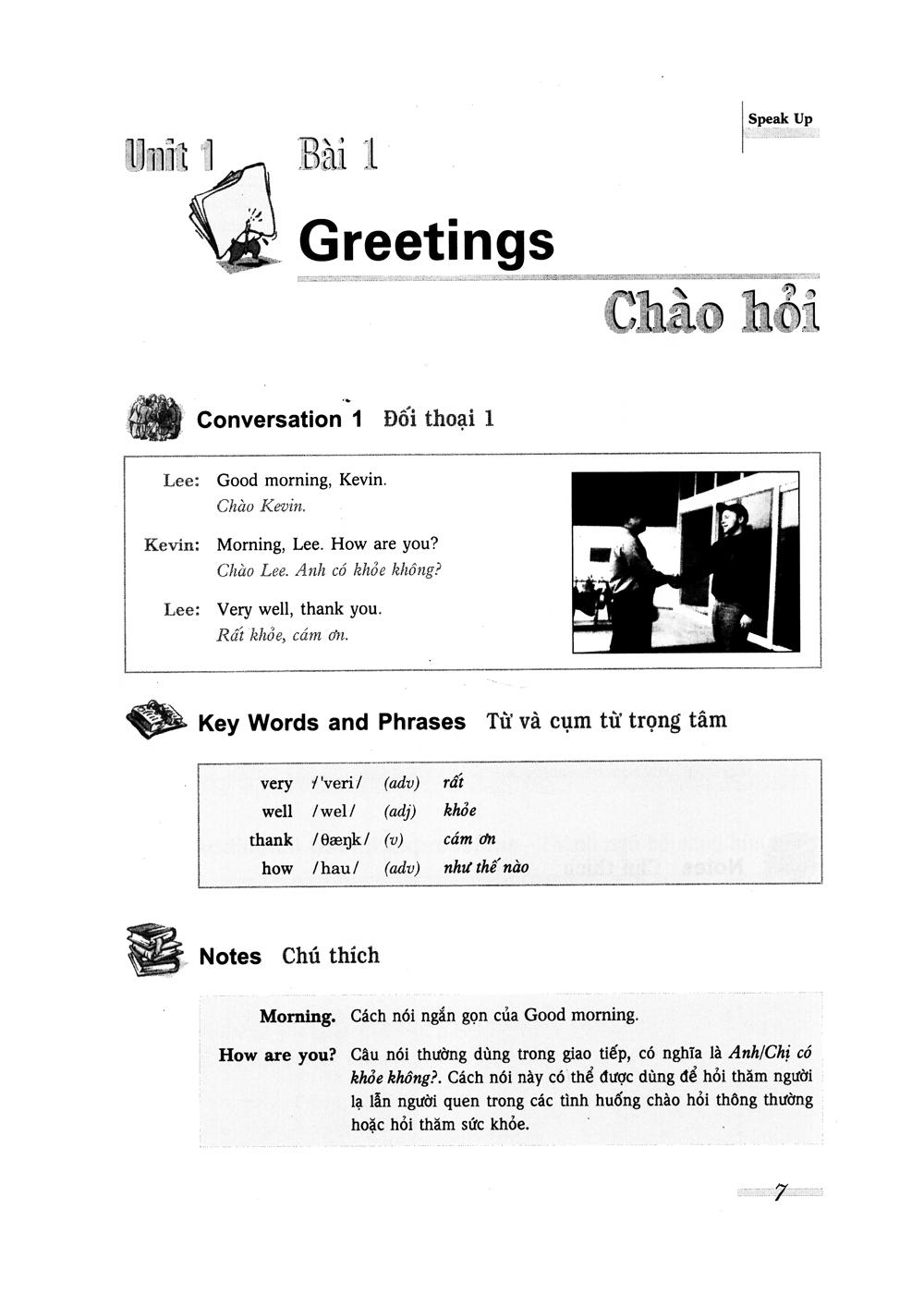 Sách Speak Up - Giao Tiếp Tiếng Anh Tự Tin Trong Mọi Tình Huống Trình Độ Sơ Cấp (Kèm CD) - Tái Bản