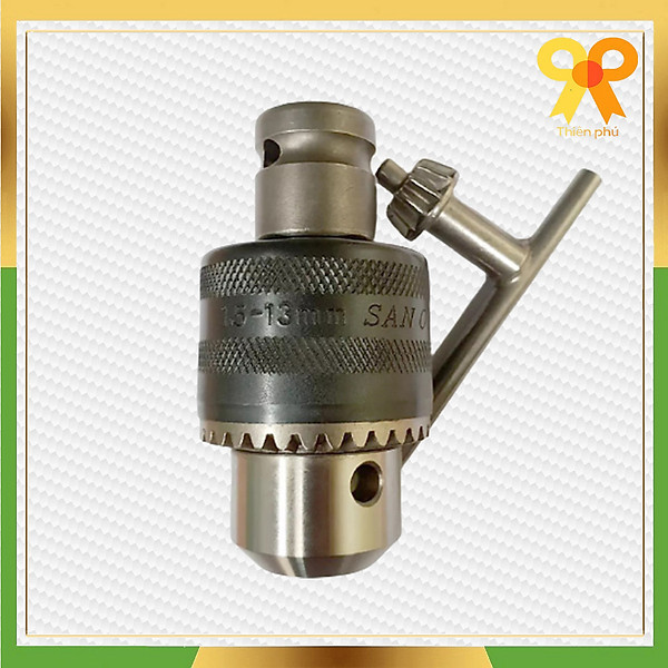 Đầu gián tiếp - Đầu chuyển Bulong 1/2" thành đầu kẹp mũi khoan 13ly ren nối 12.5mm