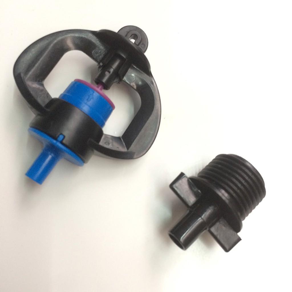 10 BỘ BÉC PHUN MƯA XOAY 360 độ KÈM REN 21MM