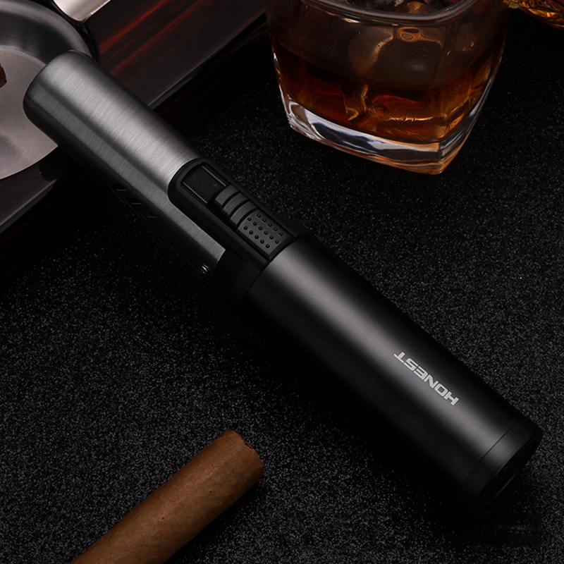 Vỏ Hột Quẹt Bật Lửa Gas Honest BCH-535 Khò 1 Tia Mạnh Mẽ - Nhiều Màu