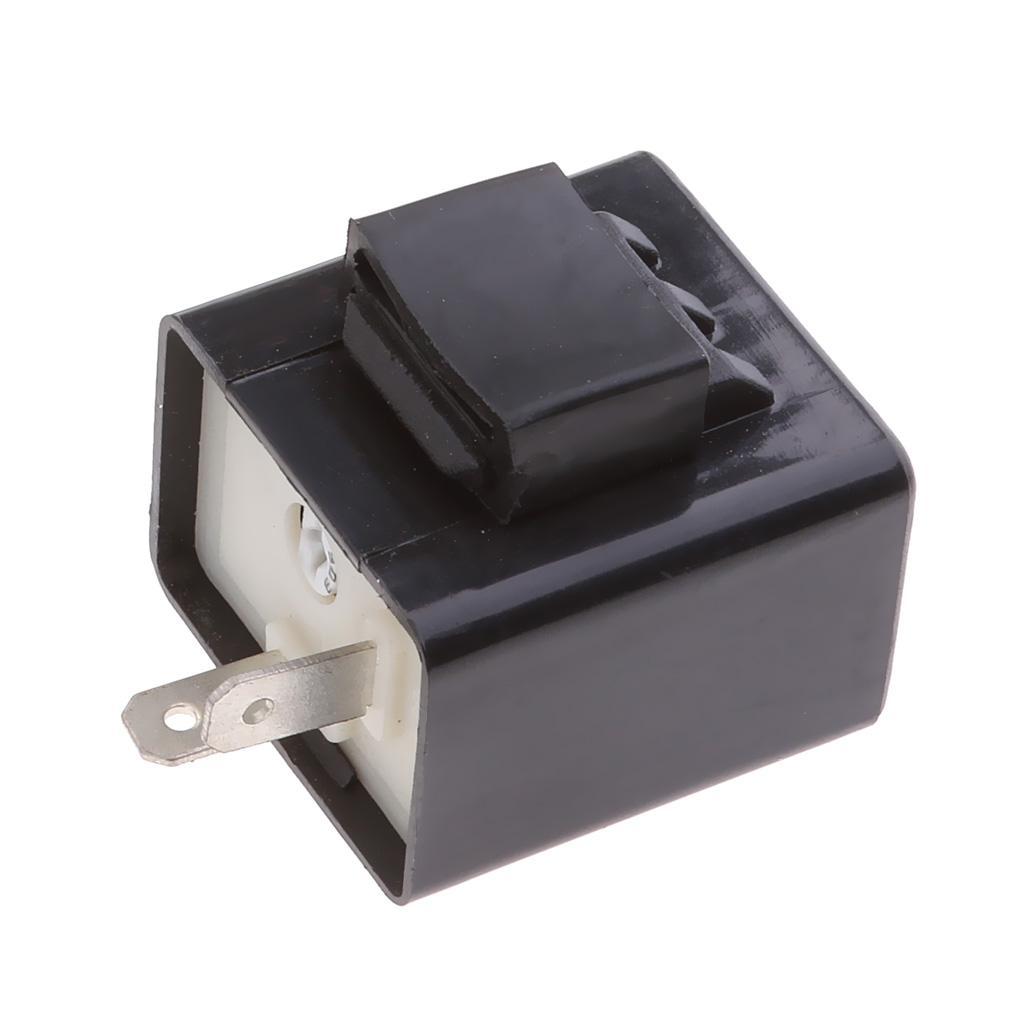 3-4pack Motorcycle 2 Pin Speed Adjustable LED Indicator Flasher Relay Resistor
