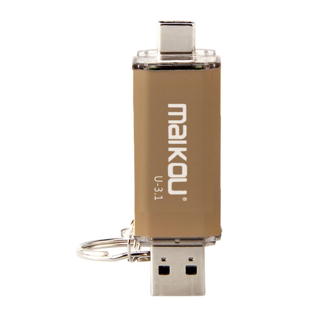 2 in 1 USB 3.0+Type C OTG Flash Drive Memory Stick High Speed