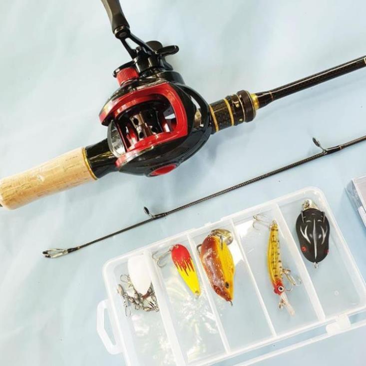 Bộ cần câu lure máy ngang cao cấp, cần câu MSX - BCM12-ngang