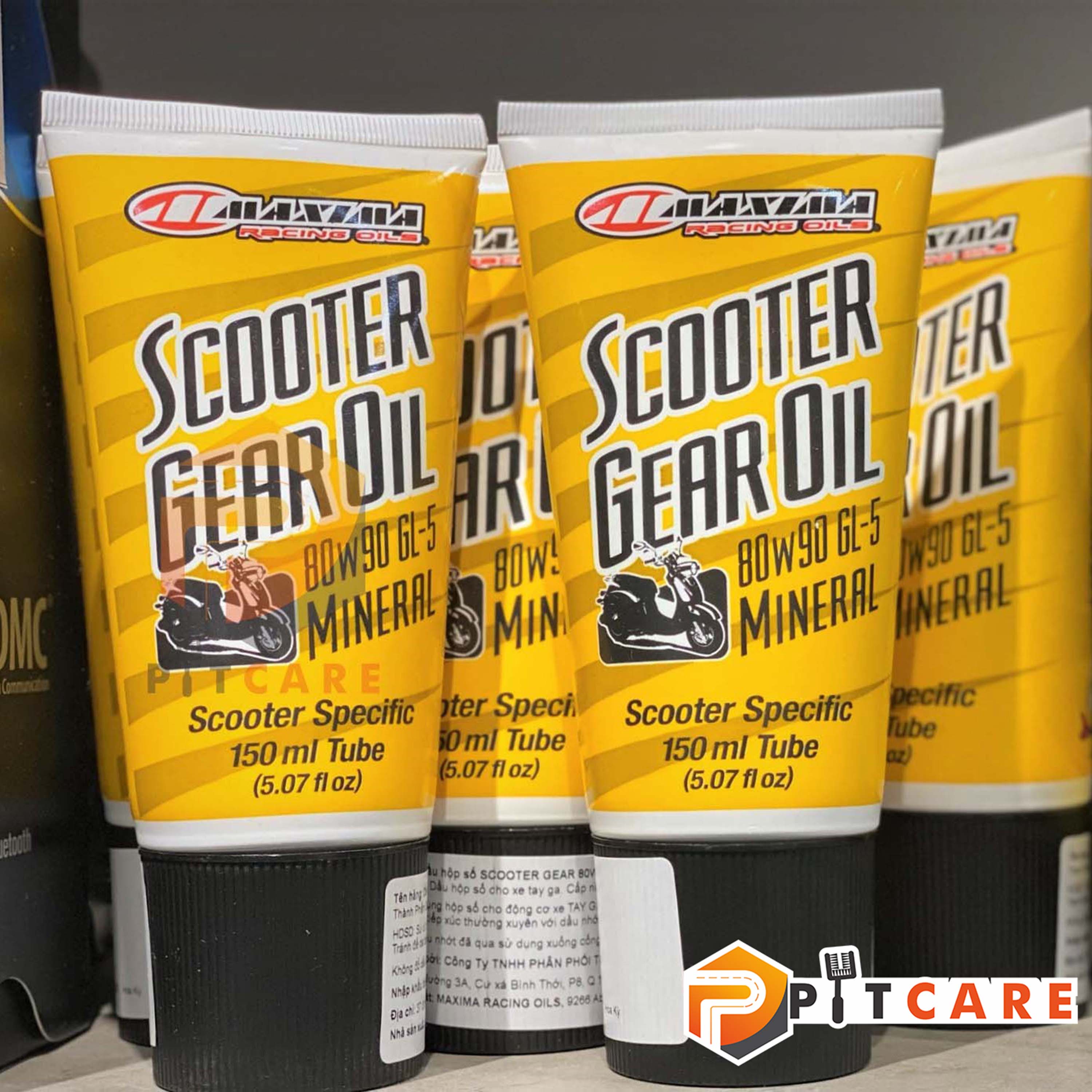 Nhớt hộp số xe tay ga Maxima Scooter Gear Oil 80W90 150ml