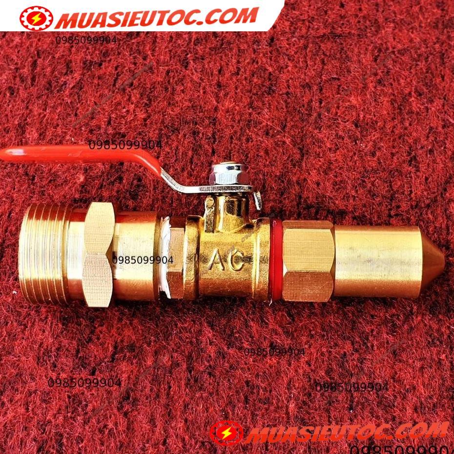 Béc vòi xịt rửa vệ sinh bảo dưỡng máy lạnh điều hoà Thau Thẳng - Đầu Ngắn - Không chỉnh tia | daikin sanyo toshiba LG