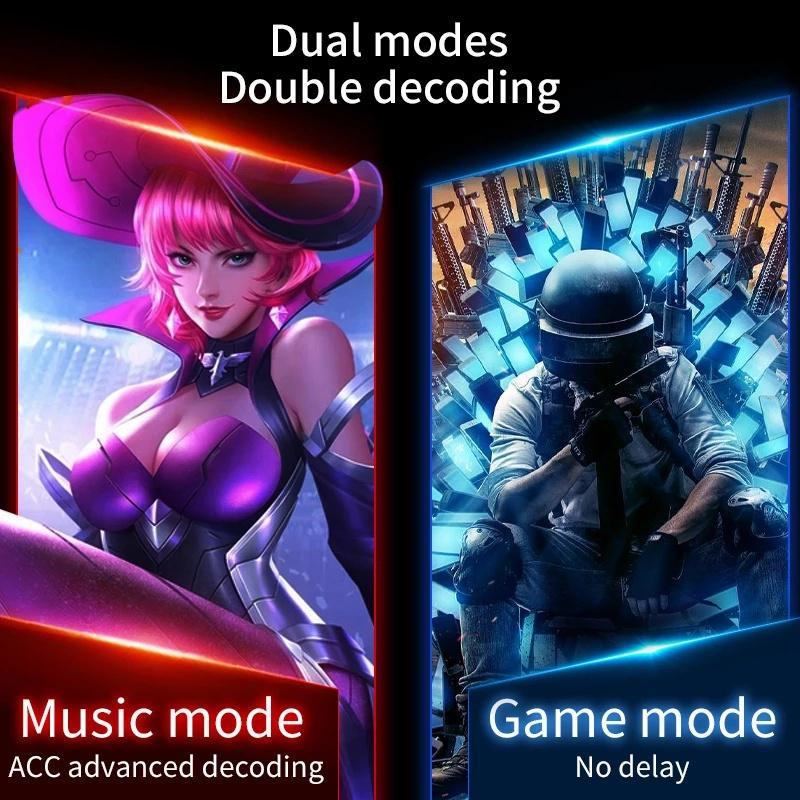 Tai nghe chơi game không dây Bluetooth TZUZL TWS 9D 5.2 với micro cao cấp thời trang