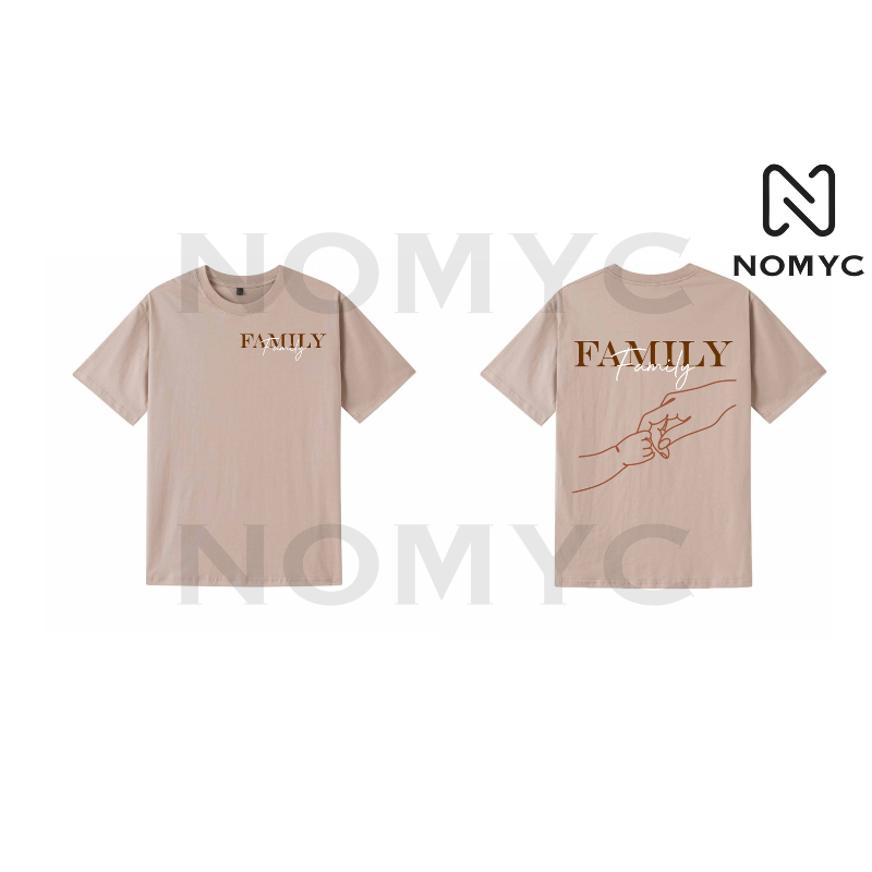 Áo Gia Đình Local Brand NOMYC Mẫu GĐ3 Chất Liệu Áo Cotton Thoáng Mát Thiết Kế Trẻ Trung Năng Động Nhiều Họa Tiết Đáng Yêu