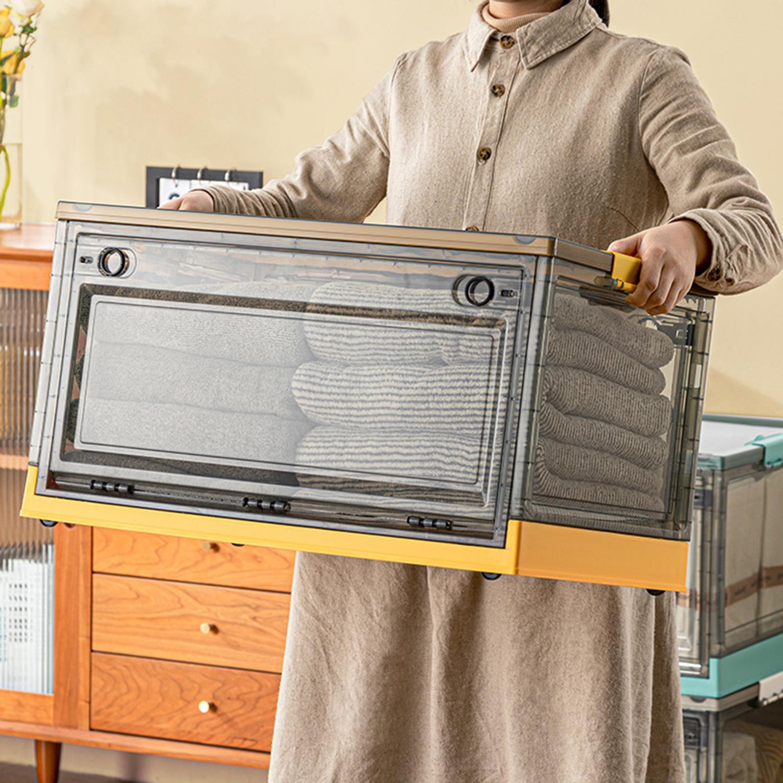 Multipurpose Folding Storage Box Stackable Storage Box for