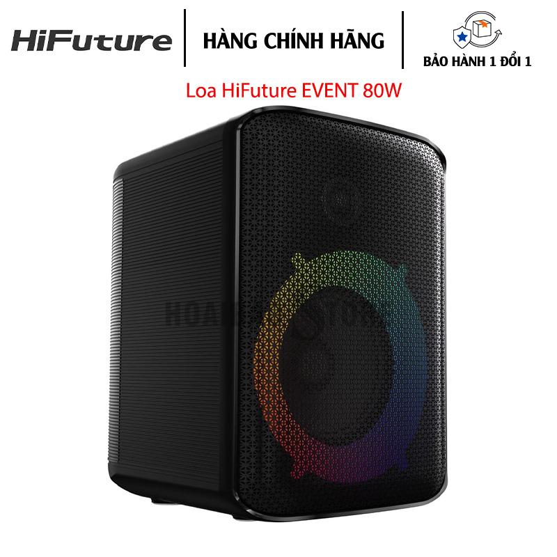 Loa Di Động HiFuture EVENT 80W hát Karaoke mạnh mẽ (Active and Vocal enable) khả năng di động - Hàng Chính Hãng