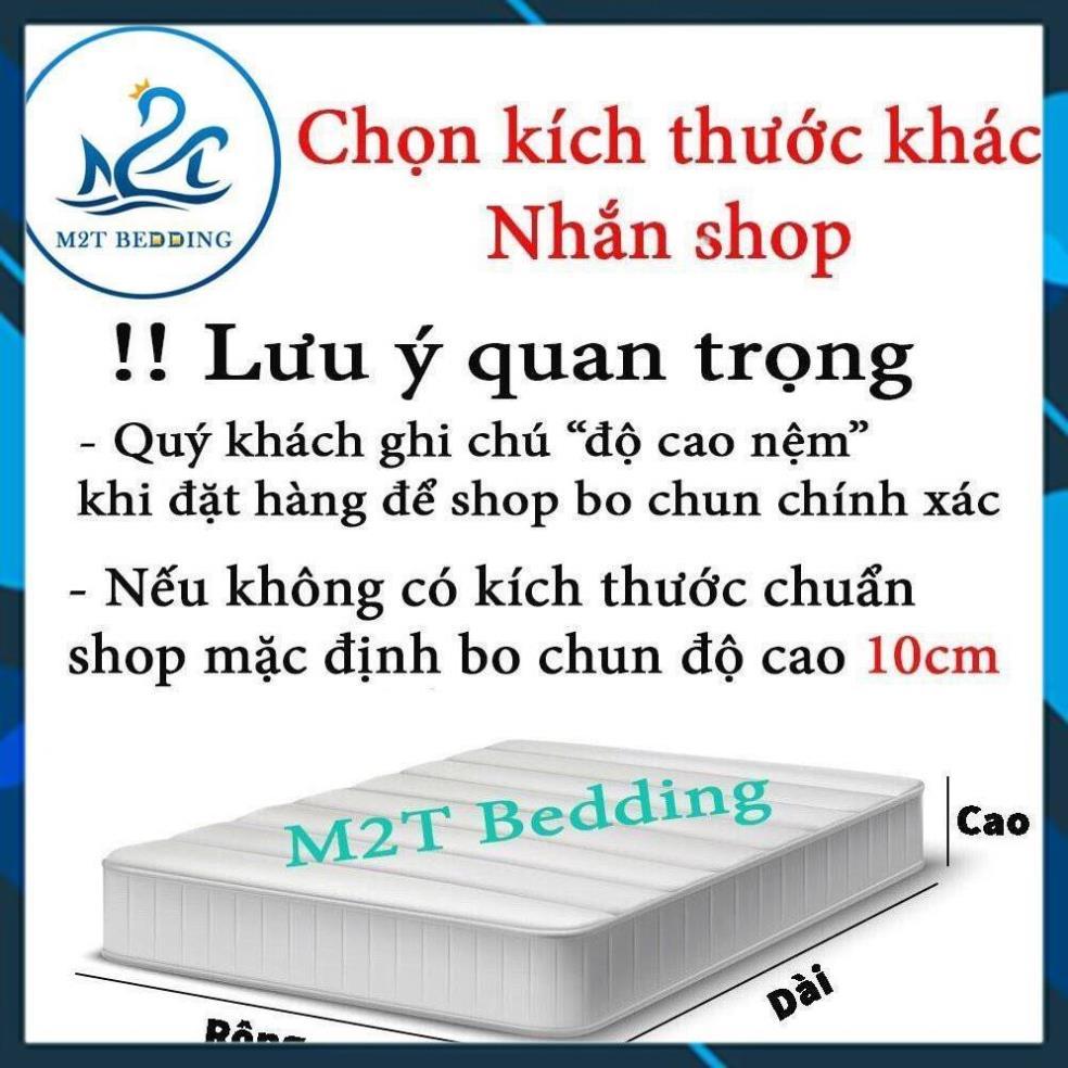 Bộ ga giường và vỏ gối Cotton Tici ga gối Cotton Hàn Quốc đủ size drap nệm