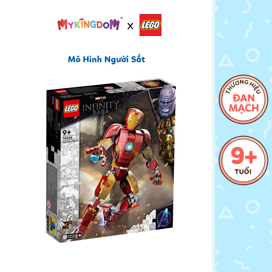 Đồ Chơi LEGO Mô Hình Người Sắt 76206 (381 chi tiết)