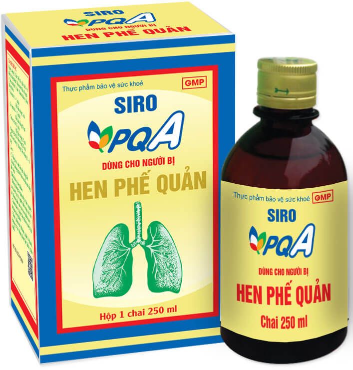 Siro Hen Phế Quản PQA Thành Phần Từ Thiên Nhiên Hỗ Trợ Bổ Phế, Giảm Ho, Long Đờm Và Khó Thở Hộp 250ml
