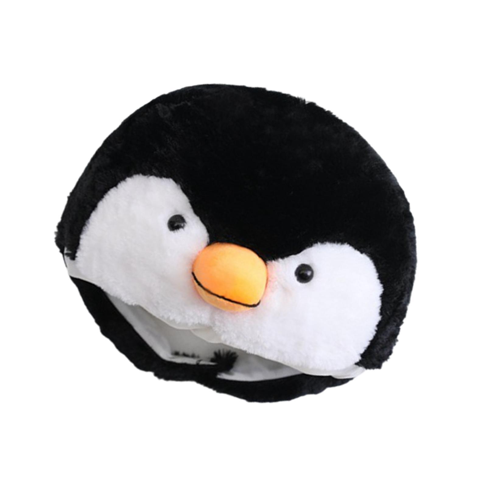 Penguin Plush Hat Ski Hat Costume Cartoon Plush Hat for Christmas Cosplay