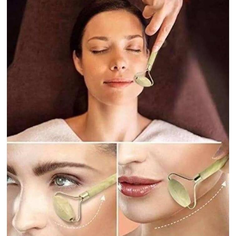 Lăn đá Massage da mặt