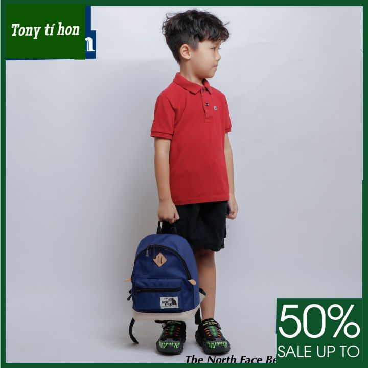 Tony tí hon - Balo trẻ em THE NF BERKELEY BACKPACK chống thấm phụ liệu xịn - màu cam / vàng / xanh lam / đen / xanh nhạt