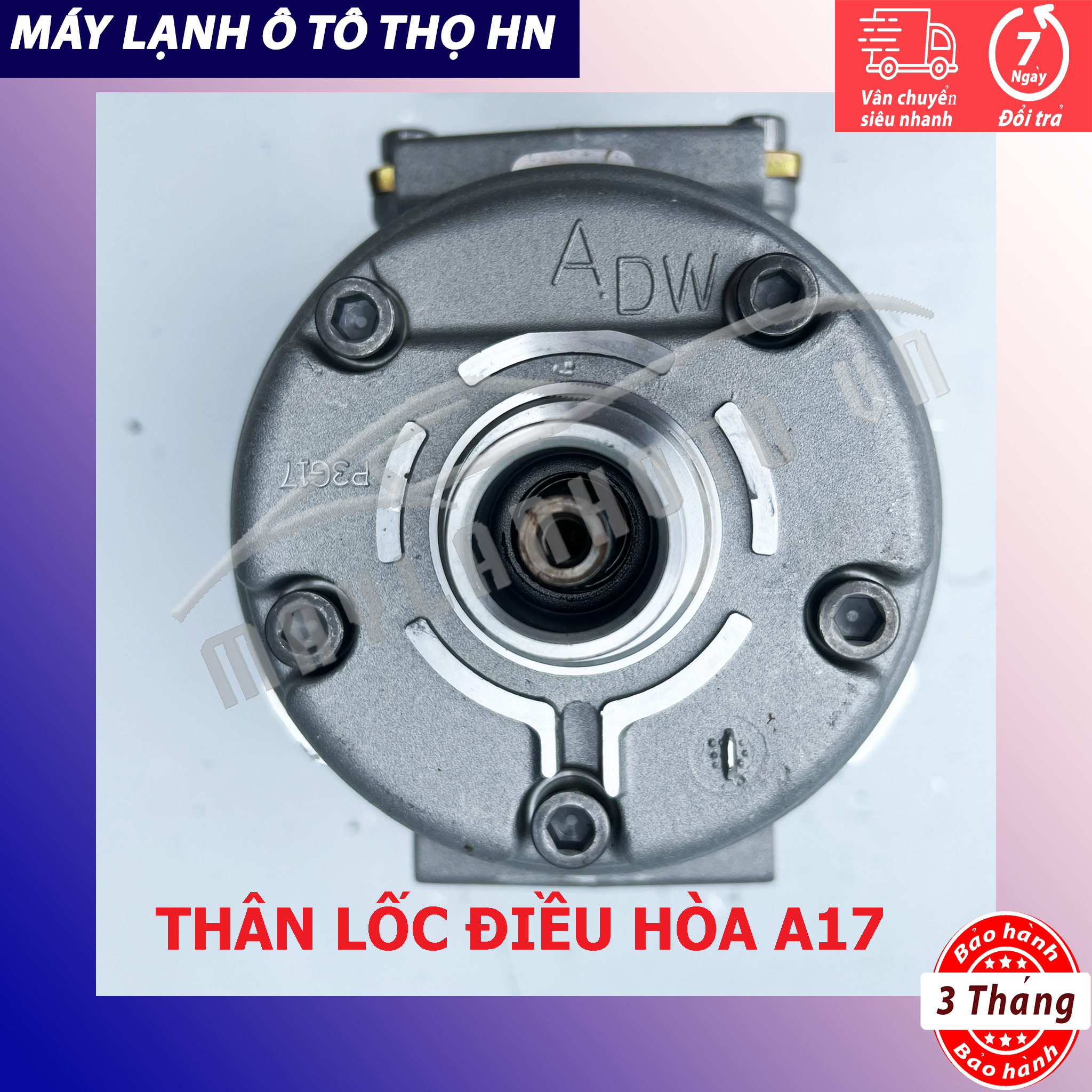 Thân Lốc điều hòa A17 không đầu Hàn Quốc