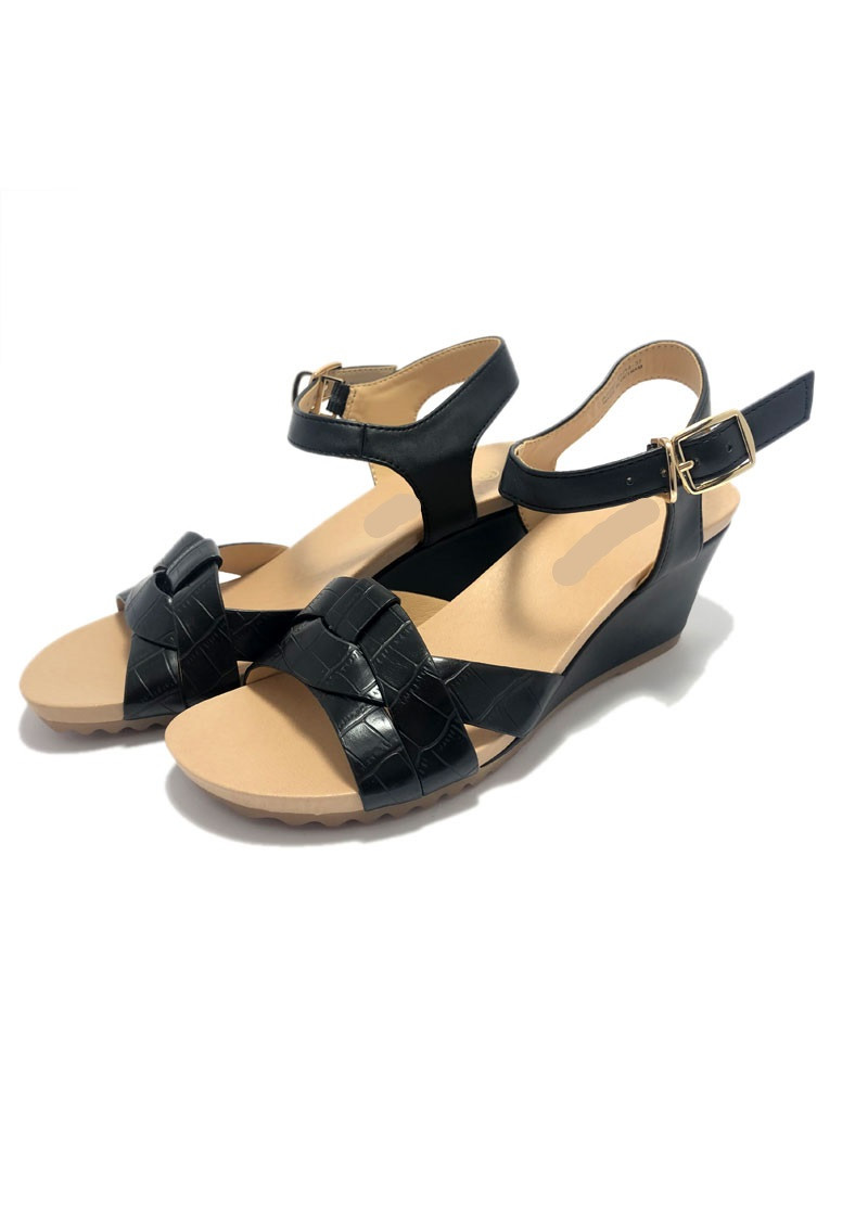 Sandal Zanotti xuồng 5f, quai đan dập da rắn SDP1218