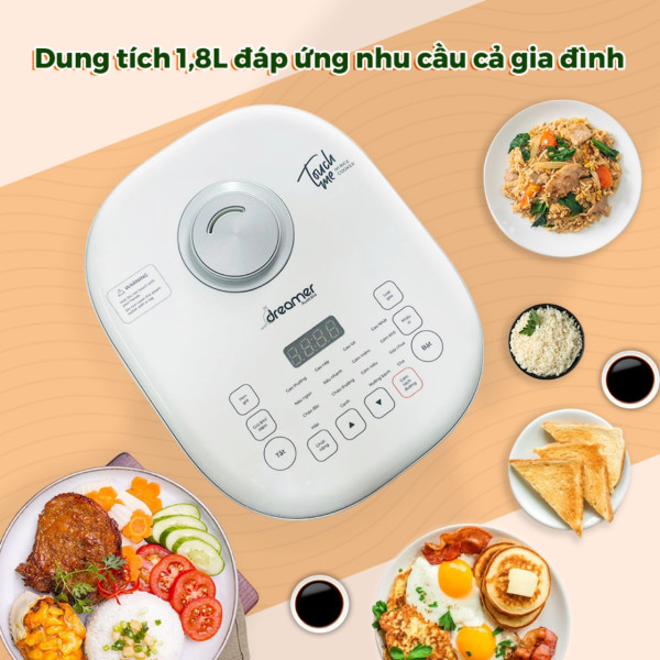 NỒI CƠM ĐIỆN CAO TẦN DREAMER DKA-IRC118-Hàng Chính Hãng