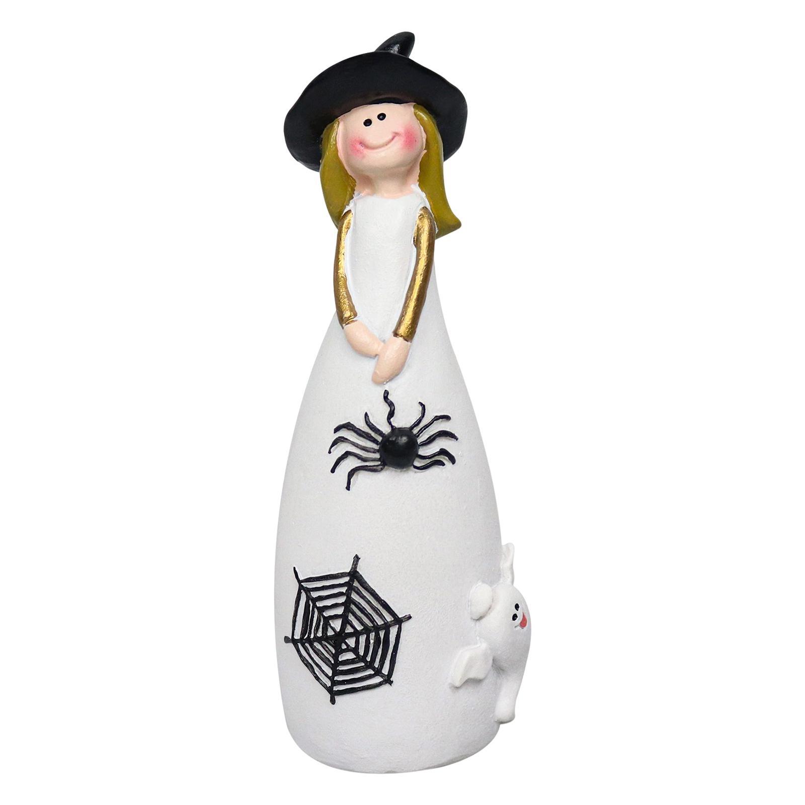 3Pcs Halloween Witch Figurine Witch Doll Statue for Home