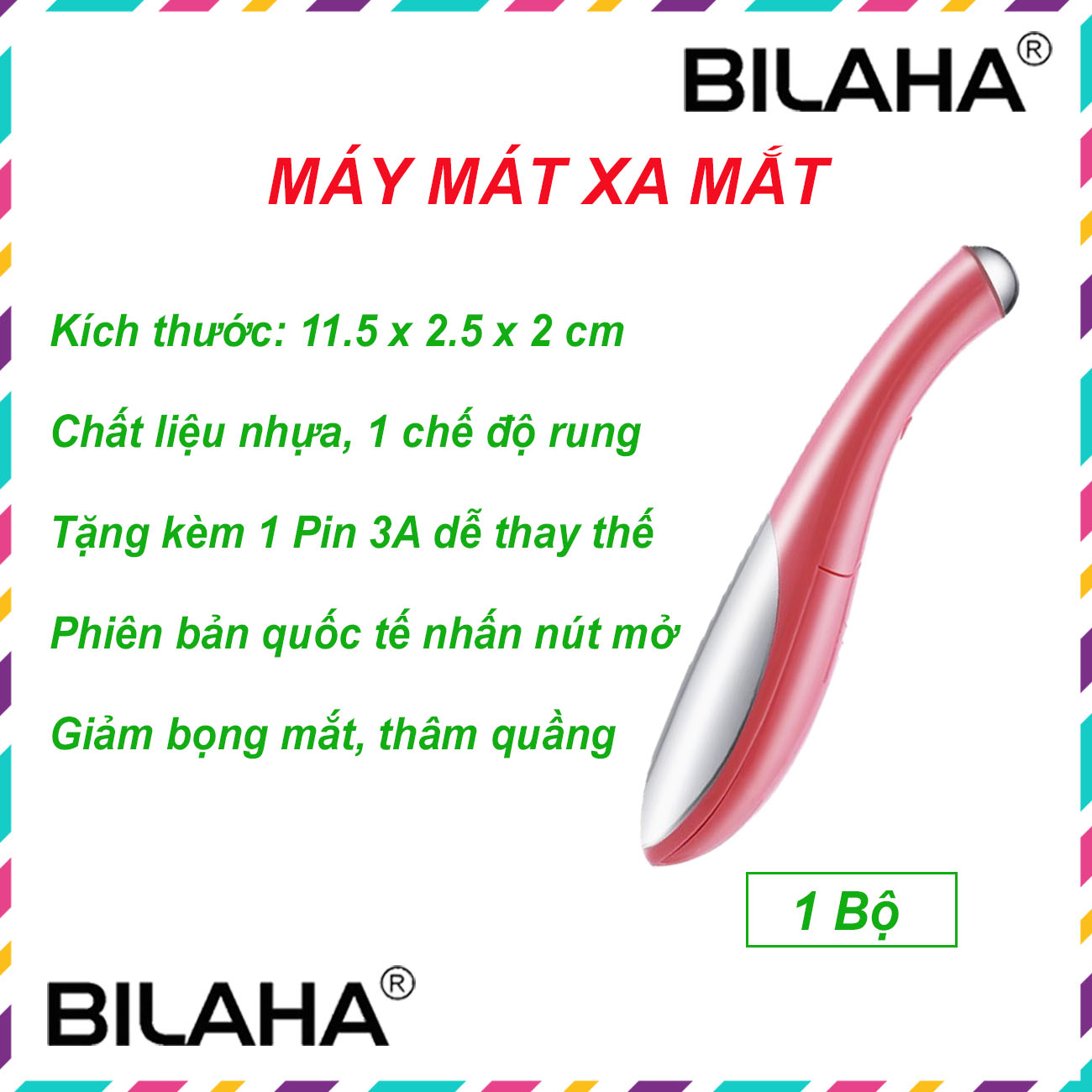 Máy massage vùng da quanh mắt , xóa nhăn và thâm quần mắt