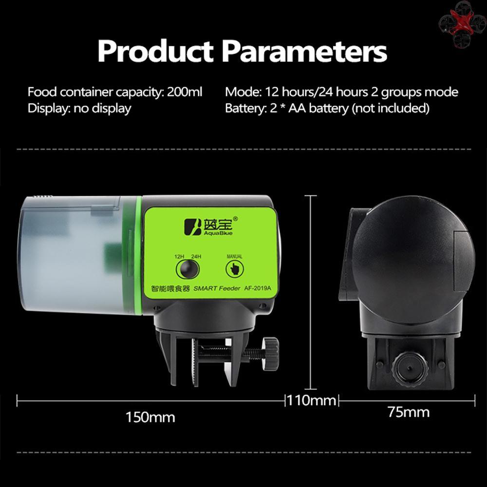 Máy Cho Cá Ăn Tự Động Hẹn Giờ Dung Tích 200ml