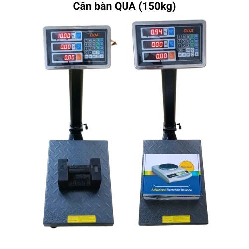 Cân bàn điện tử tính tiền QUA ( 100kg&amp;150kg ) ( bảo hành 24 T ) dùng cho cân trái cây hàng nông sản ,kho bãi
