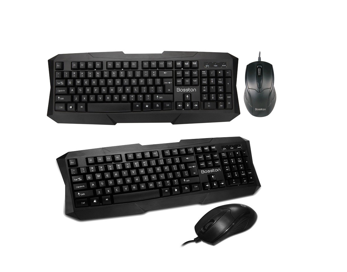 Bộ Phím Chuột Dành Cho Văn Phòng Có Dây Keyboard Bosston S6600 - HÀNG CHÍNH HÃNG