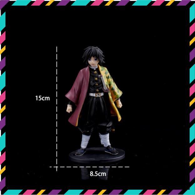 Mô Hình Thanh Gươm Diệt Quỷ , Tanjirou , Nezuko , Zenitsu , Inosuke , Giyuu - Figure Kimetsu No Yaiba, Cao 18-20cm