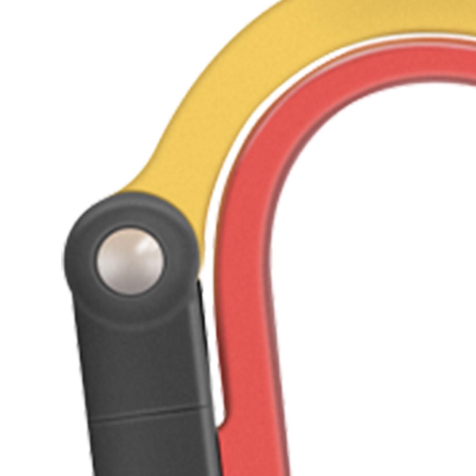 Carabiner Clip and Hook Multifunctional D Shaped Lightweight Small Snap Hook Gear Clip for Hammocks Mountaineering Traveling Fishing Camping