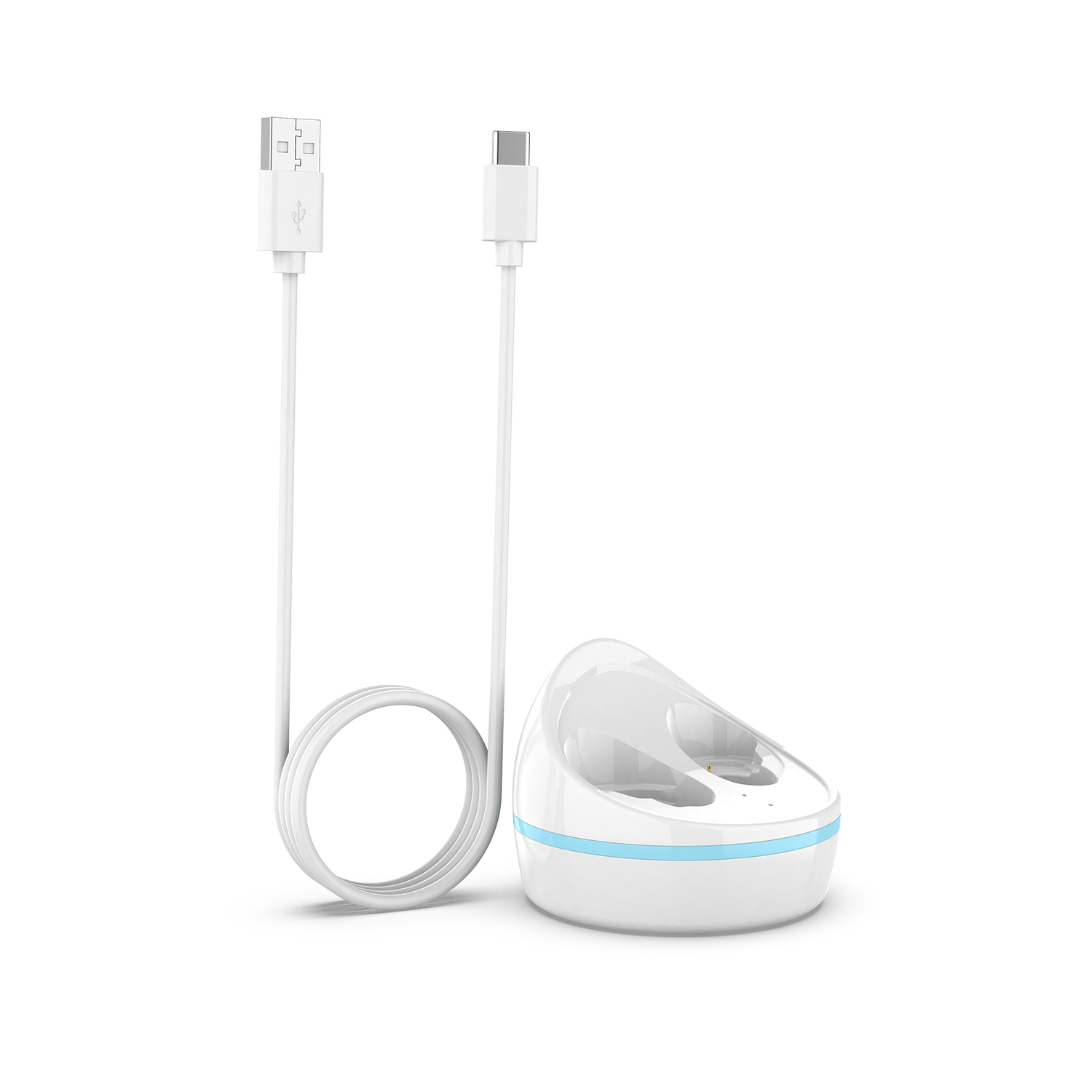 Đế Sạc USB Cho Tai Nghe Không Dây Kèm Hộp Đựng Sạc Dự Phòng Dành Cho Galaxy