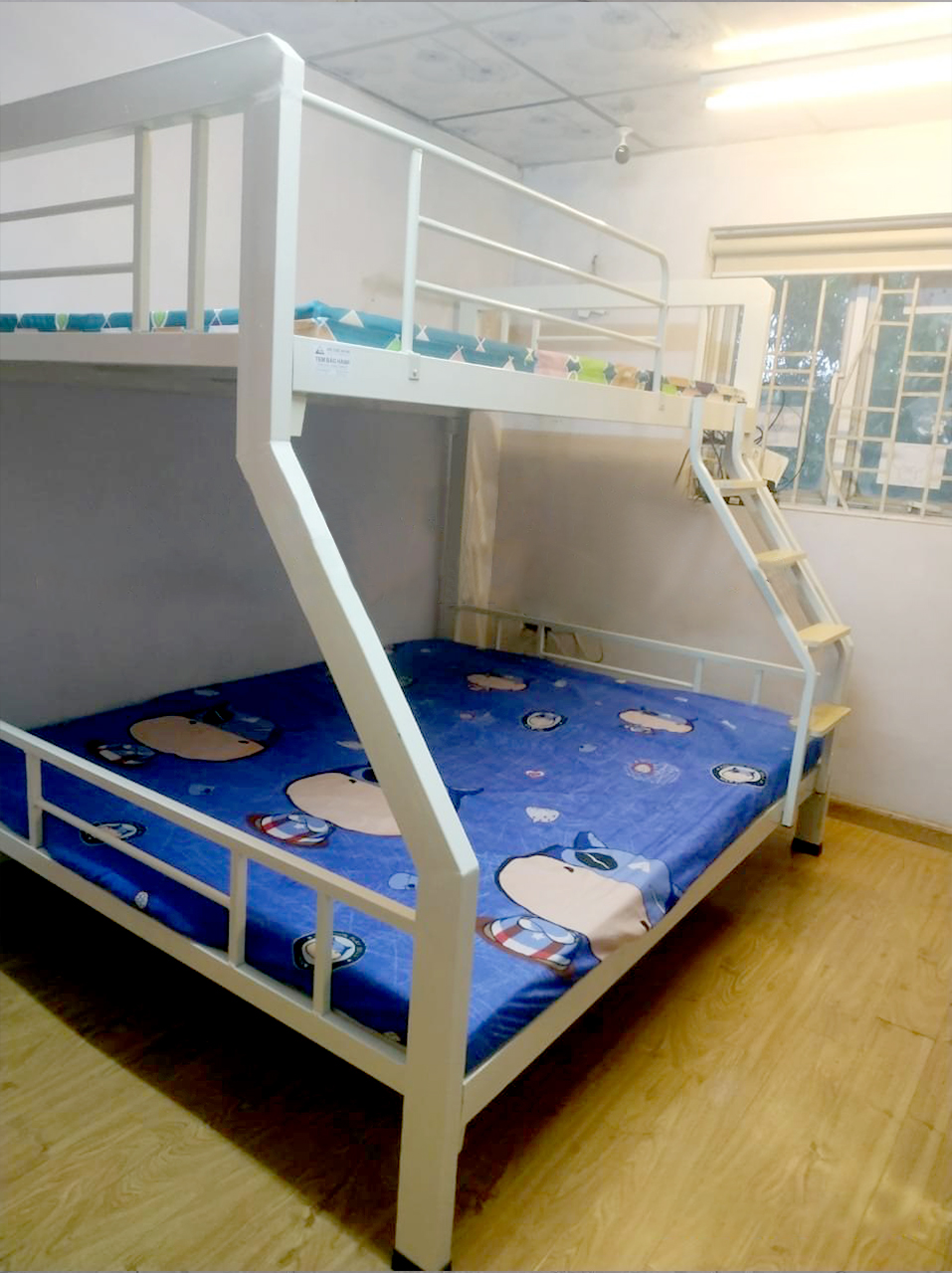 Giường sắt hai tầng hộp 48 sắt dày CAO CẤP