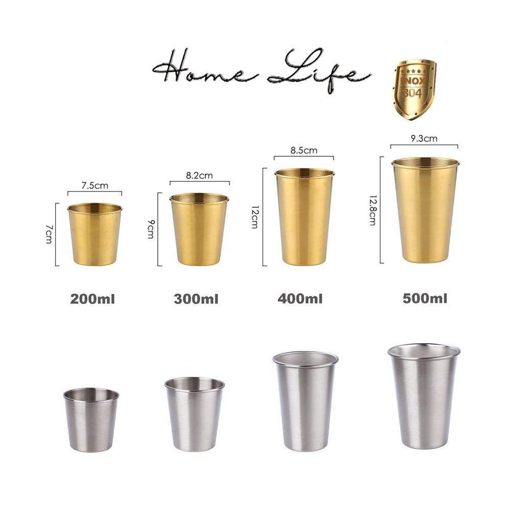 Cốc inox Hàn Quốc | Ly Inox 304 thích hợp sử dụng cho trẻ nhỏ - nhà hàng phong cách Hàn Quốc Nhật Bản