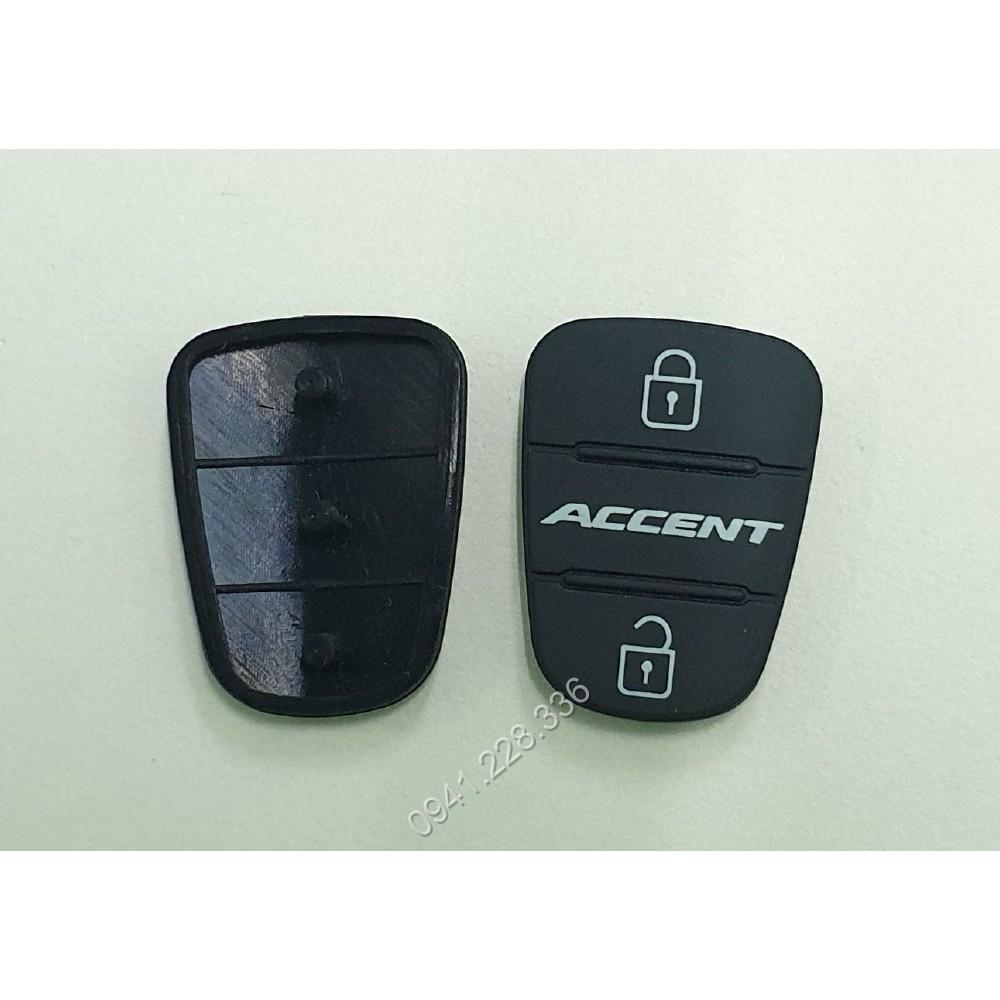 Combo 2 bộ Phím cao su lắp dành cho Vỏ chìa khóa Hyundai Accent
