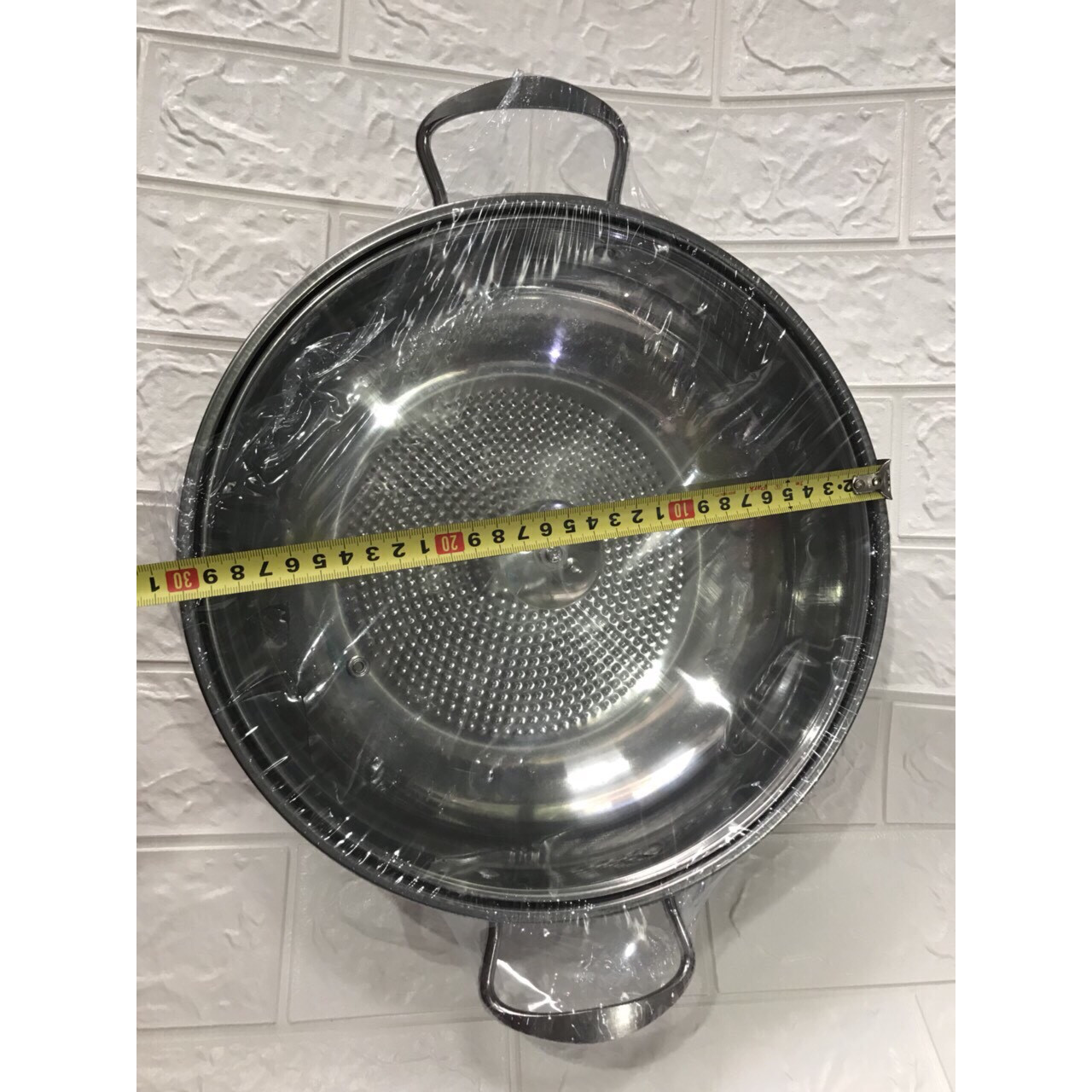 Nồi lẩu đáy sần inox đường kính 30cm