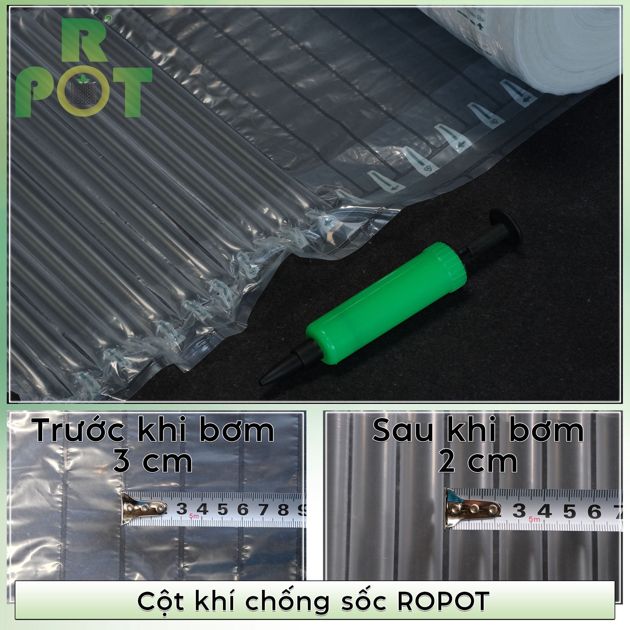 Cột Khí Chống Sốc Cao 40 Cm x 50M