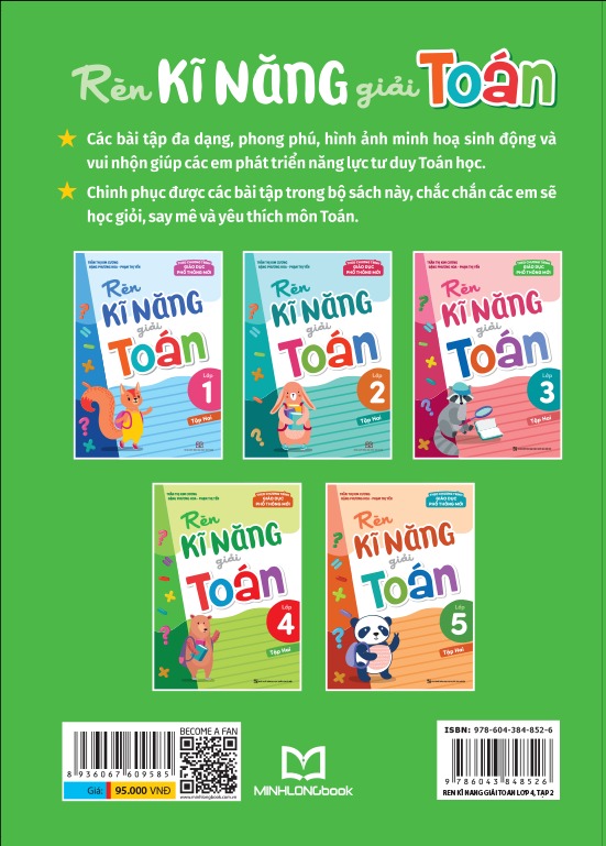 Sách: Rèn Kĩ Năng Giải Toán Lớp 4 Tập 2 - Theo Chương Trình Giáo Dục Phổ Thông Mới
