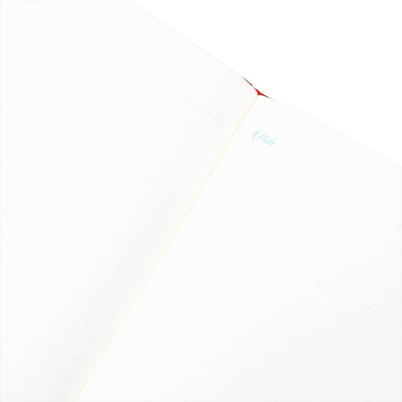 Sổ Bìa Da Kẻ Ngang Có Chấm 200 Trang 80gsm - The Sun ST 03-23 - Màu Đen