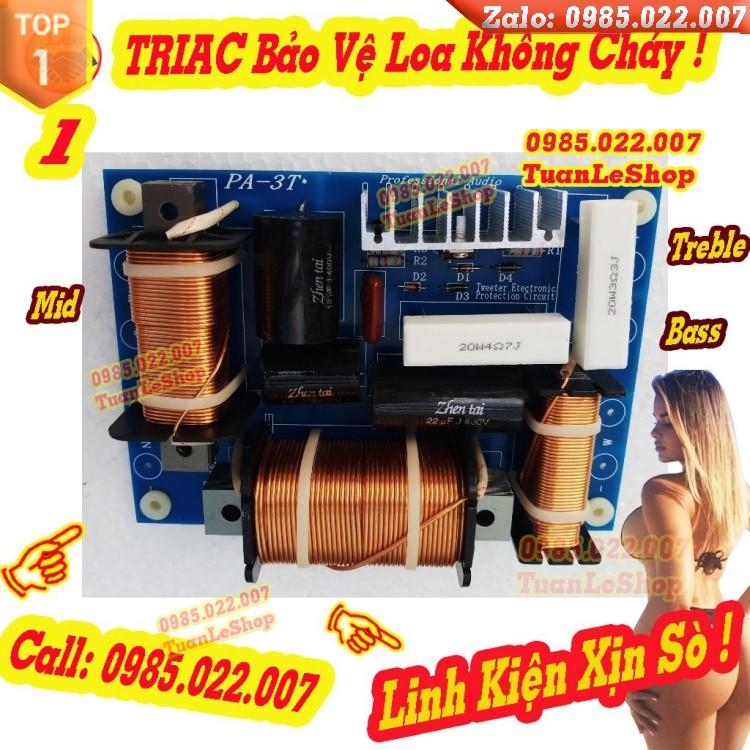 1 CẶP MẠCH PHÂN TẦN 3 ĐƯỜNG TIẾNG PA3T - GIÁ 2 MẠCH - MẠCH CÔNG SUẤT LỚN PA 3T