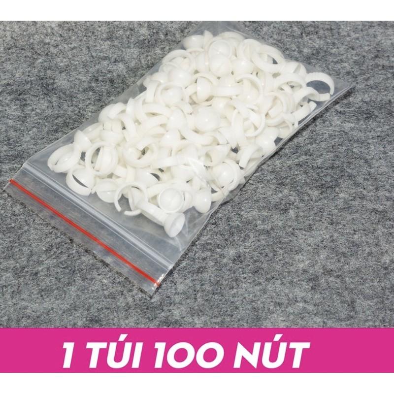 Nhẫn đổ keo nối mi, Nhẫn đựng keo(túi 100 cái)