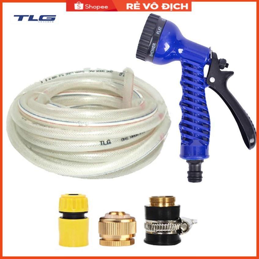 Bộ dây và vòi xịt tăng áp lực nước,rửa xe, tưới cây 15m 206843