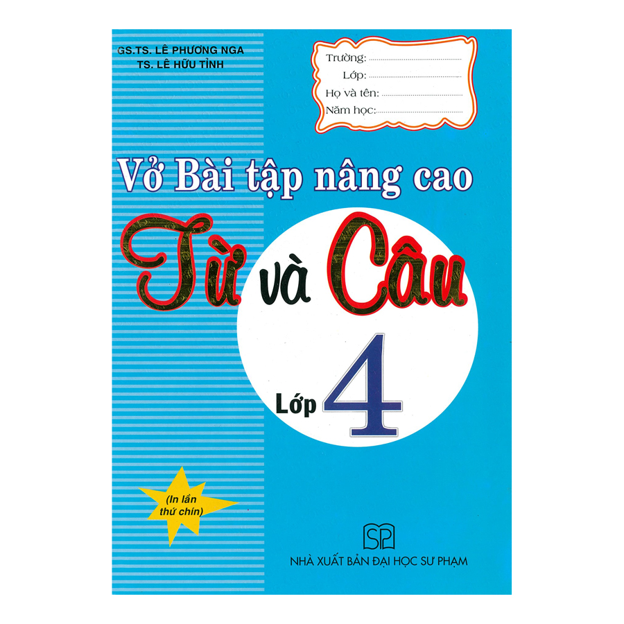 Vở Bài Tập Nâng Cao Từ Và Câu Lớp 4