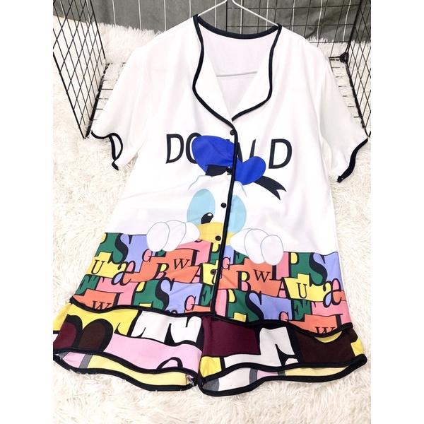 Bộ đùi PIJAMA lượn sóng, thiết kế lạ mắt siêu xinh