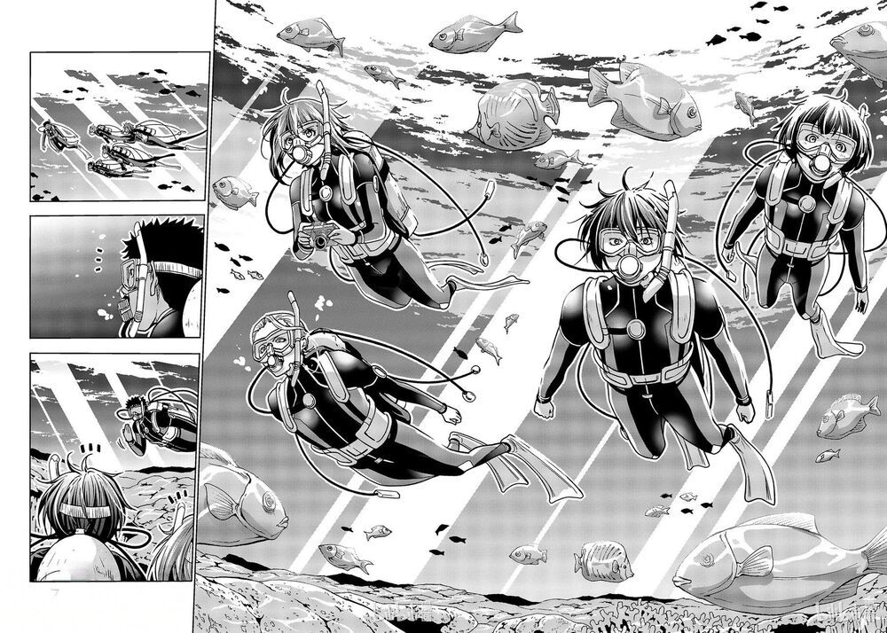 cô gái thích lặn - grand blue chapter 68 18