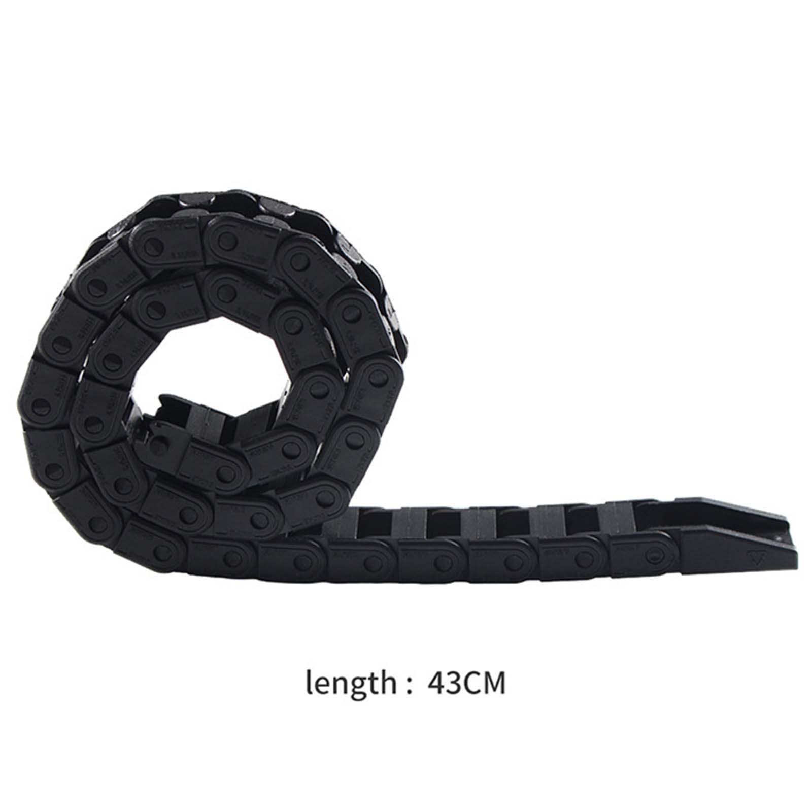 Drag Chain Replacement Parts Flexible Low Noise Professional Black High Performance 3 Hole Mount Pattern Bridge Type for P1p 3D Printer Parts