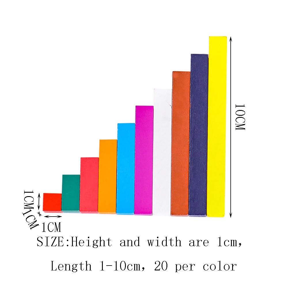 Hộp thanh màu số học - Colored Counting Bars