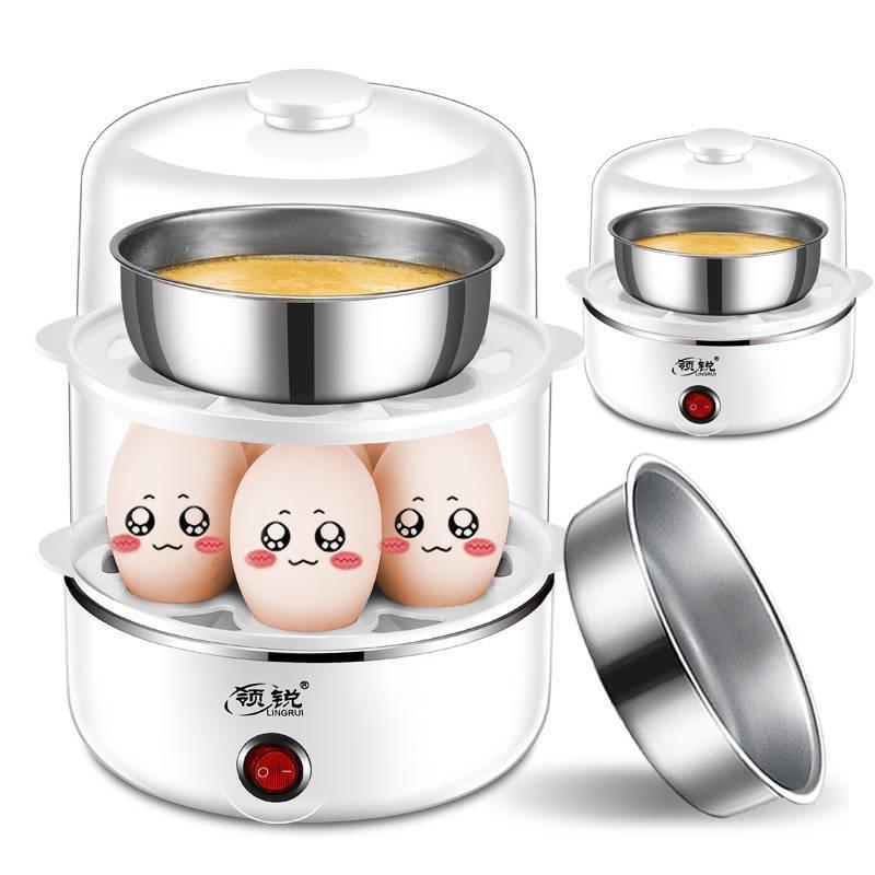 Nồi hấp trứng kiểu mới nhất Máy hấp trứng 7-21 quả trứng công suất lớn Máy nấu trứng ăn sáng Máy hấp trứng sữa trứng nhỏ hộ gia đình